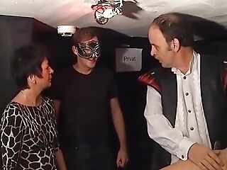 German Matures Whore Fucked Luvs Threesome In The Bus